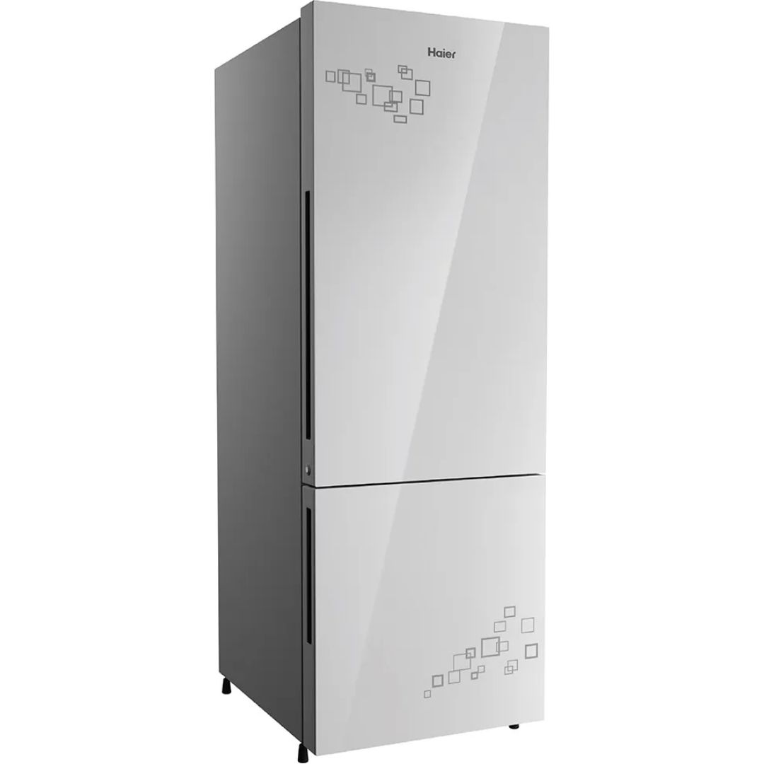 Haier 276.0 L HRB-2872PMG-P 2 Star 8 in 1 Convertible Inverter Frost Free Double Door Bottom Mount Refrigerator (2023 Model, Silver)