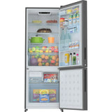 Haier 276.0 L HRB-2872PMG-P 2 Star 8 in 1 Convertible Inverter Frost Free Double Door Bottom Mount Refrigerator (2023 Model, Silver)