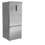 Haier 445 Litres 1-Star Frost Free Double Door Bottom Mount Convertible Refrigerator with Triple Inverter Technology (HRB-4951BISA-P, Inox Steel, 2026 Model)