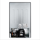 Haier 100 L 2 Star Direct Cool Single Door Mini Bar Refrigerator with Chiller Freezer Box (HRD-1252KSA, Black Steel, 2026 Model)