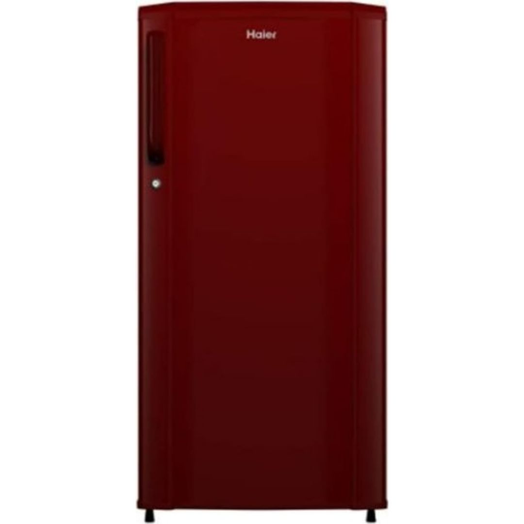 Haier 175.0 L HRD-1962BBR-N 2 Star Direct Cool Single Door Refrigerator (2023 Model, Red)