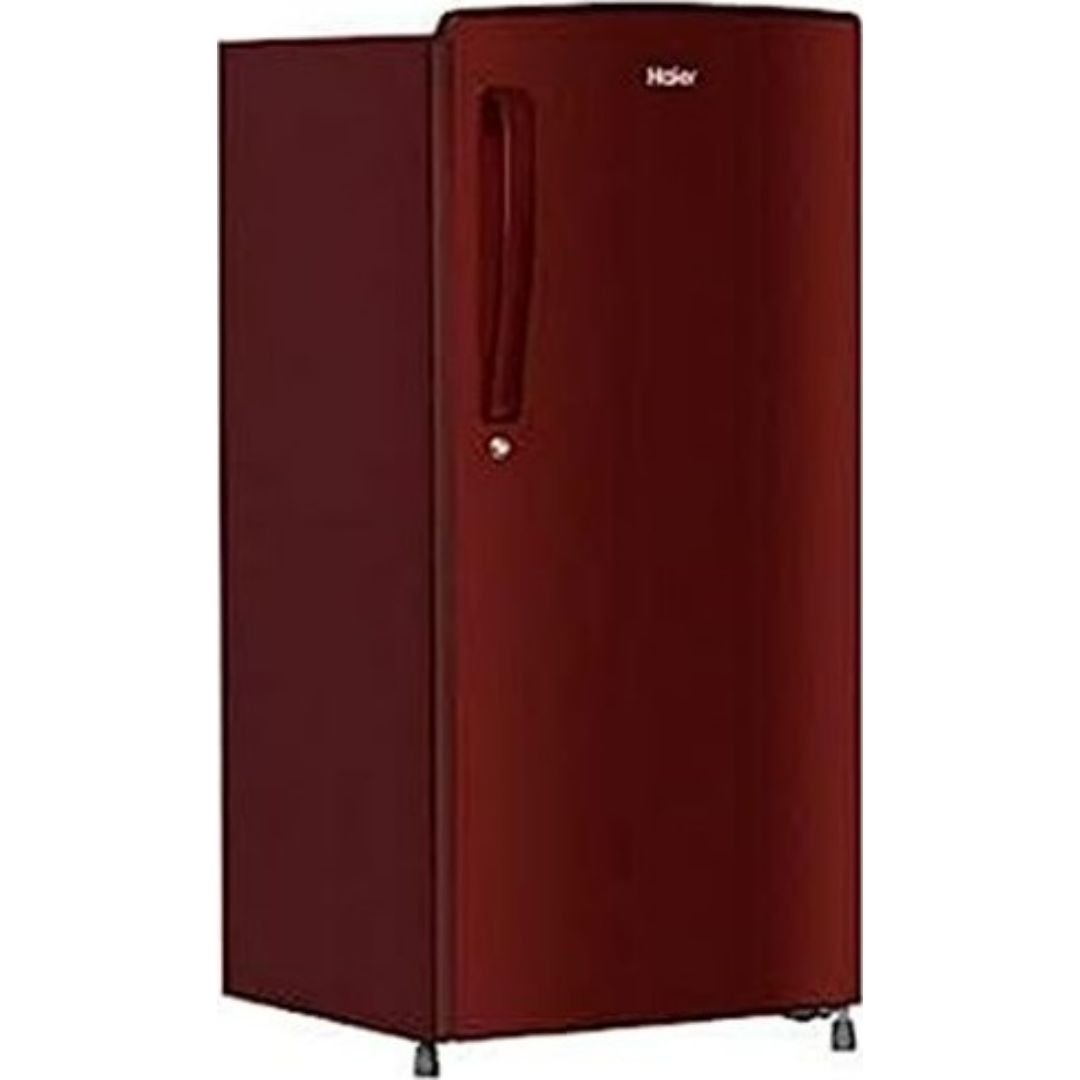 Haier 175.0 L HRD-1962BBR-N 2 Star Direct Cool Single Door Refrigerator (2023 Model, Red)