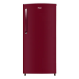 Haier 185 L 1 Star Direct Cool Single Door Refrigerator Red Mono (HRD-2061SBRA-N, Toughened Glass Shelves)
