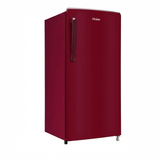 Haier 185 L 1 Star Direct Cool Single Door Refrigerator Red Mono (HRD-2061SBRA-N, Toughened Glass Shelves)