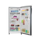 Haier 185 L 1 Star Direct Cool Single Door Refrigerator Moon Silver (HRD-2061SMSA-N, Toughened Glass Shelves)