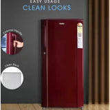 Haier 185.0 L HRD-2062BBR-N 2 Star Direct Cool Single Door Refrigerator (2023 Model, Burgundy Red)