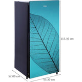 Haier 185.0 L HRD-2062CHG-N 2 Star Direct Cool Single Door Refrigerator (2023 Model, Holy Leaf Glass)