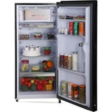 Haier 185.0 L HRD-2062CKC-N 2 Star Direct Cool Single Door Refrigerator (Black Calla)