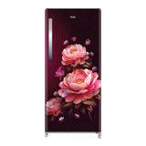 Haier 190 L 3 Star Direct Cool Single Door Refrigerator (Red Blossom, HRD-2113CRBA-N, 2026 Model)