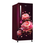 Haier 190 L 3 Star Direct Cool Single Door Refrigerator (Red Blossom, HRD-2113CRBA-N, 2026 Model)