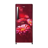 Haier 190 L 3 Star Direct Cool Single Door Refrigerator (HRD-2113CRHA-N, Red Hilton, 2026 Model, Toughened Glass Shelves)