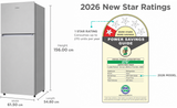 Haier 240 L 1 Star Frost Free Top Mount Double Door Refrigerator (HRF-2901EMSA-P, Moon Silver, 2026 Model)