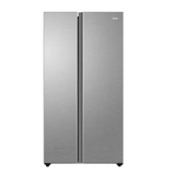 Haier 540L 3-Star Frost Free Inverter Side-by-Side Refrigerator (HRS-615FS, Fusion Steel, 2026 Model)