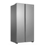 Haier 540L 3-Star Frost Free Inverter Side-by-Side Refrigerator (HRS-615FS, Fusion Steel, 2026 Model)