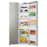Haier 540L 3-Star Frost Free Inverter Side-by-Side Refrigerator (HRS-615FS, Fusion Steel, 2026 Model)