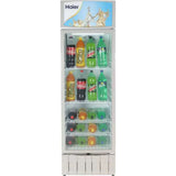 Haier 350.0 L HVC-375GHC Direct Cool Single Door Upright Visi Cooler (White)