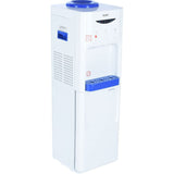 Haier 3.35 L HWD-3WFMR Floor Mounted 3L Storage Capacity Hot/ Normal/ Cold Tap Separate Cabinet Refrigerator Water Dispenser (White & Blue)