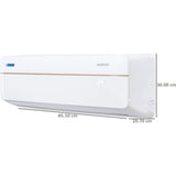 BlueStar 1.50 T IA318VKU 3 Star Anti Microbial Filter 100 % Copper Smart Ready Fix & lock 4 in 1 Convertible Inverter Split Air Conditioner (2023 Model, White)