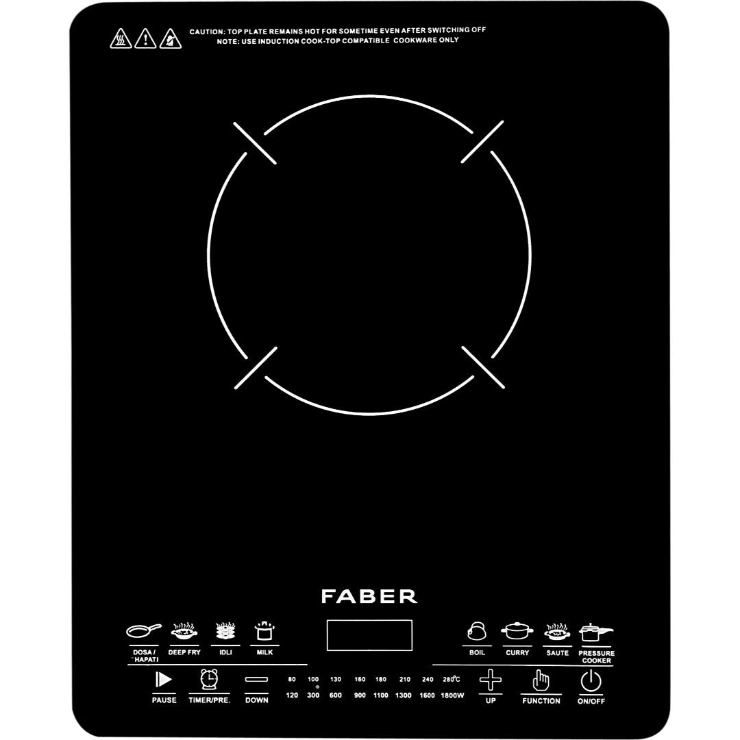 Franke Faber FIS Remo BK 1800W Touch Panel Induction Cooktop