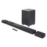JBL JBLBAR1300BLKIN Bar 1300 Truly Wireless Soundbar, 11.1.4 Channel, 1170W Output, Detachable Speakers, 10" Subwoofer (Dolby Atmos®, DTS:X, MultiBeam™, HDMI eARC, Wi-Fi, Black)