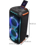 JBL 800 W JBLPARTYBOX710IN Stereo Channel Party Box 710 with Dynamic Music Synced Lightshow JBL PartyBox App Bluetooth Party Speaker (Black)