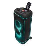 JBL JBLPARTYBOXULTIN PartyBox Ultimate Wireless Bluetooth Party Speaker (1100W, Dolby Atmos, Dynamic Lightshow, Wi-Fi, Dual Mic & Guitar Inputs, IPX4 Splashproof, Black)