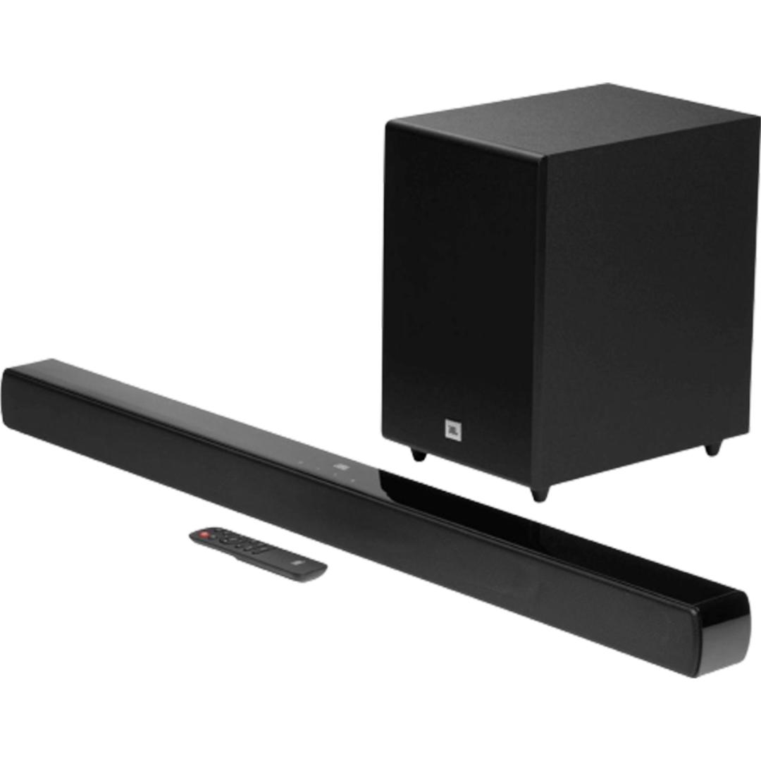 JBL 220 W JBLSB170BLKIN 2.1 Channel Cinema SB170 Sound Bar with Wireless Subwoofer Bluetooth Home Theater (Black)