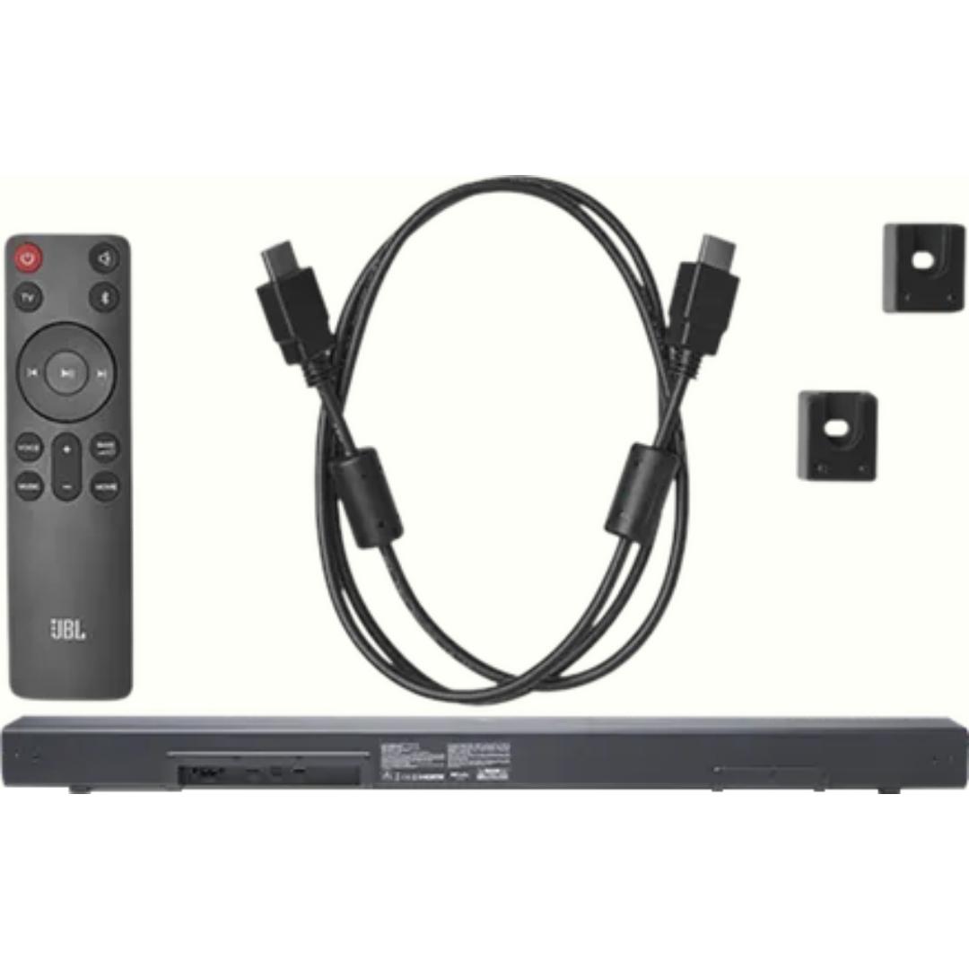 JBL 200 W JBLSB510BLKIN Channel Cinema SB510, Dolby Atmos Sound Wireless Subwoofer with Remote Bluetooth Soundbar Speaker (Black)