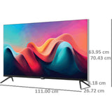 Haier 127 Centimeter (50) LE50K800UGT 4K Ultra HD Google Assistant Smart Google LED TV (2023 Edition, Grey)