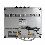 Sunflame 3 Brass Burner LPG Stove Spectra 3B Toughened Glass Stainless Steel Manual Ignition Gas Stove Cooktop (Silver)