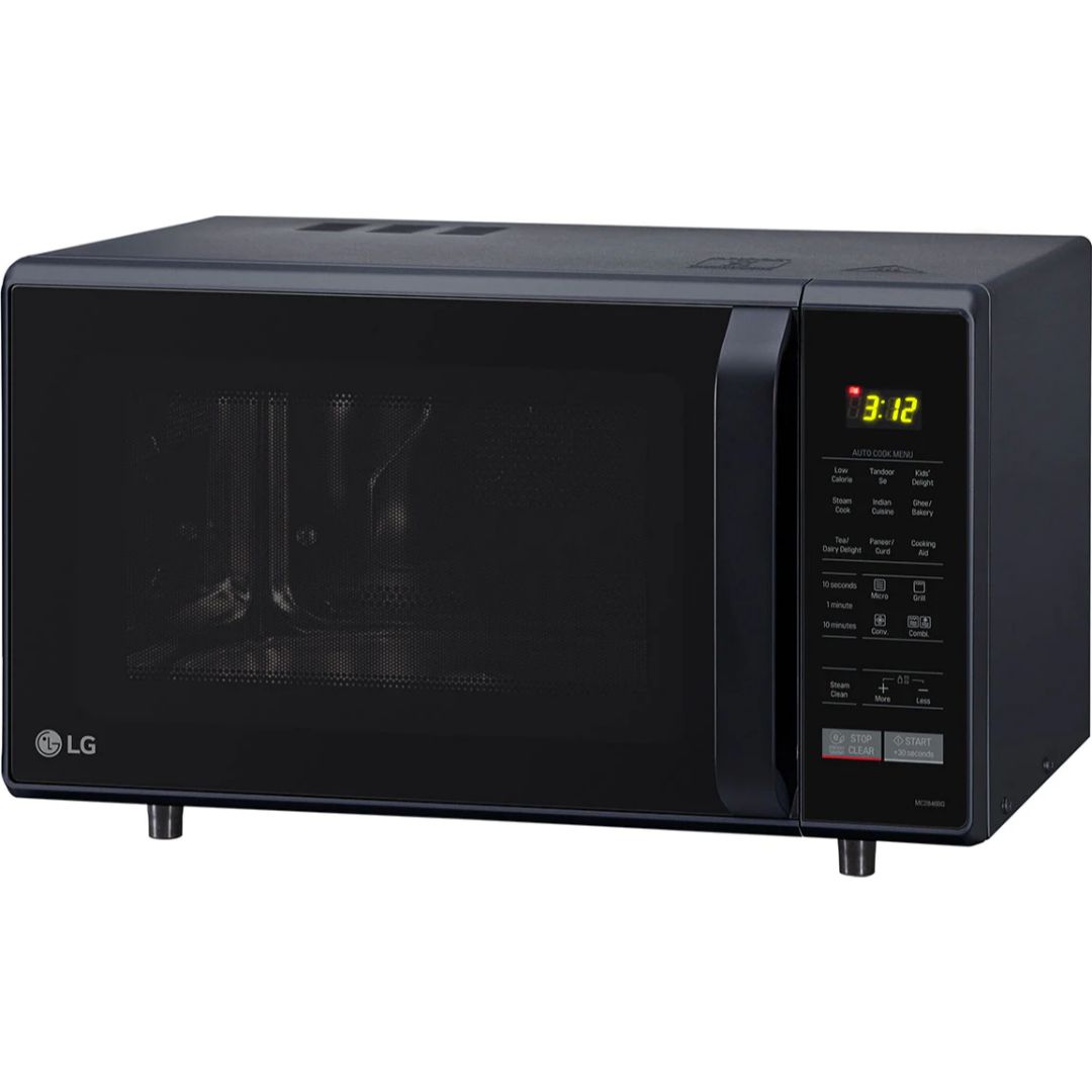 LG 28.0 L, MC2846BG.DBKQILN Convection, with Free Starter Kit Microwave Oven (Black)