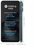 Motorola G MAX 5G 17.06 Centimeter (6.72) Dual Rear Camera 50MP Sony - LYTIA™ 600 Sensor + 13MP Ultrawide Angle & 32 MP Front Camera 120Hz Full HD+ Display Qualcomm® Snapdragon® 6s Gen 4 (4nm) Octa Core Processor Smartphones Mobile
