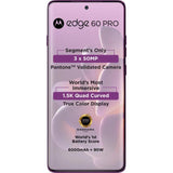Motorola EDGE 60 PRO 5G 17.02 Centimeter (6.7) Triple Camera 50MP + 50MP  + 10MP & 50 MP Front Camera 120Hz Super HD+ 1.5K pOLED Quad Curved Display MediaTek Dimensity 8350 Extreme Octa Core Processor Smartphones Mobile