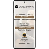 Motorola EDGE 60 PRO 5G 17.02 Centimeter (6.7) Triple Camera 50MP + 50MP  + 10MP & 50 MP Front Camera 120Hz Super HD+ 1.5K pOLED Quad Curved Display MediaTek Dimensity 8350 Extreme Octa Core Processor Smartphones Mobile