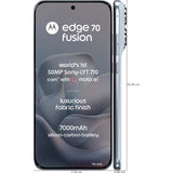 Motorola EDGE 70 Fusion 5G 17.27 Centimeter (6.80) Dual Rear Camera 50MP Sony - LYTIA™ 710 Sensor + 13MP Ultrawide Angle & 32 MP Front Camera 144Hz 1.5K Super HD Extreme AMOLED Display Qualcomm® Snapdragon® 7s Gen 4 Octa Core Processor Smartphones Mobile
