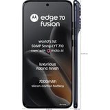 Motorola EDGE 70 Fusion 5G 17.27 Centimeter (6.80) Dual Rear Camera 50MP Sony - LYTIA™ 710 Sensor + 13MP Ultrawide Angle & 32 MP Front Camera 144Hz 1.5K Super HD Extreme AMOLED Display Qualcomm® Snapdragon® 7s Gen 4 Octa Core Processor Smartphones Mobile