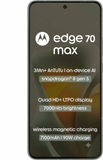 Motorola EDGE 70 MAX 5G 17.27 Centimeter (6.80) Dual Rear Camera 50MP Sony - LYTIA™ 710 Sensor + 8MP Ultrawide Angle & 32 MP Front Camera 144Hz 2K (Quad HD+) Extreme AMOLED Display Qualcomm® Snapdragon® 8 Gen 5 Octa Core Processor Smartphones Mobile