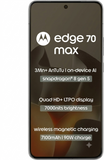 Motorola EDGE 70 MAX 5G 17.27 Centimeter (6.80) Dual Rear Camera 50MP Sony - LYTIA™ 710 Sensor + 8MP Ultrawide Angle & 32 MP Front Camera 144Hz 2K (Quad HD+) Extreme AMOLED Display Qualcomm® Snapdragon® 8 Gen 5 Octa Core Processor Smartphones Mobile