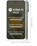Motorola EDGE 70 MAX 5G 17.27 Centimeter (6.80) Dual Rear Camera 50MP Sony - LYTIA™ 710 Sensor + 8MP Ultrawide Angle & 32 MP Front Camera 144Hz 2K (Quad HD+) Extreme AMOLED Display Qualcomm® Snapdragon® 8 Gen 5 Octa Core Processor Smartphones Mobile