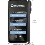 Motorola G37 4G 16.94 Centimeter (6.66) Dual Rear Camera 50MP Quad Pixel Rear Camera & 8 MP Front Camera 120Hz HD+ LCD Display MediaTek Dimensity 6400 (6 nm) Octa Core Processor Smartphones Mobile
