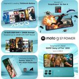 Motorola G57 Power 5G 17.07 Centimeter (6.72) Dual Rear Camera 50MP Sony LYTIA™ 600 Sensor + 8MP & 8 MP Front Camera 120Hz Full HD+ LCD Display Qualcomm® Snapdragon® 6s Gen 4 (4nm) Octa Core Processor Smartphones Mobile