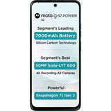 Motorola G67 Power 5G 17.02 Centimeter (6.7) Dual Rear Camera 50MP Sony LYTIA™ 600 Sensor + 8MP & 32 MP Front Camera 120Hz Full HD+ LCD Display Qualcomm® Snapdragon® 7s Gen 2 (4nm) Octa Core Processor Smartphones Mobile