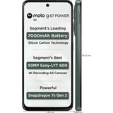 Motorola G67 Power 5G 17.02 Centimeter (6.7) Dual Rear Camera 50MP Sony LYTIA™ 600 Sensor + 8MP & 32 MP Front Camera 120Hz Full HD+ LCD Display Qualcomm® Snapdragon® 7s Gen 2 (4nm) Octa Core Processor Smartphones Mobile