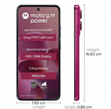 Motorola G77 Power 5G 17.07 Centimeter (6.72) Dual Rear Camera 50MP Sony LYTIA™ 600 Sensor + 8MP & 32 MP Front Camera 120Hz Full HD+ LCD Display MediaTek® Dimensity® 6400 (6nm) Octa Core Processor Smartphones Mobile