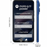 Motorola G77 Power 5G 17.07 Centimeter (6.72) Dual Rear Camera 50MP Sony LYTIA™ 600 Sensor + 8MP & 32 MP Front Camera 120Hz Full HD+ LCD Display MediaTek® Dimensity® 6400 (6nm) Octa Core Processor Smartphones Mobile