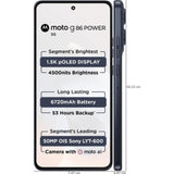 Motorola G86 Power 5G 17.02 Centimeter (6.7) Dual Camera 50MP + 2MP Sony - LYTIA™ 600 Sensor & 32 MP Front Camera 120Hz Super HD 1.5K AMOLED Display MediaTek Dimensity 7400 Octa Core Processor Smartphones Mobile