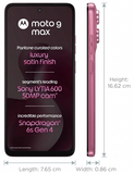 Motorola G MAX 5G 17.06 Centimeter (6.72) Dual Rear Camera 50MP Sony - LYTIA™ 600 Sensor + 13MP Ultrawide Angle & 32 MP Front Camera 120Hz Full HD+ Display Qualcomm® Snapdragon® 6s Gen 4 (4nm) Octa Core Processor Smartphones Mobile
