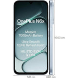 OnePlus N6X 5G 17.30 Centimeter (6.80) 13 MP CMOS Rear Camera & 5 MP Front Camera 120Hz HD+ LCD Display MediaTek® Dimensity® 6360Apex Octa Core Processor Smartphones Mobile
