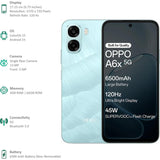 Oppo A6X 5G 17.15 Centimeter (6.75) Single Rear Camera 13MP Wide Angle & 5 MP Front Camera 120Hz HD+ LCD Display MediaTek® Dimensity® 6300 Octa Core Processor Smartphones Mobile