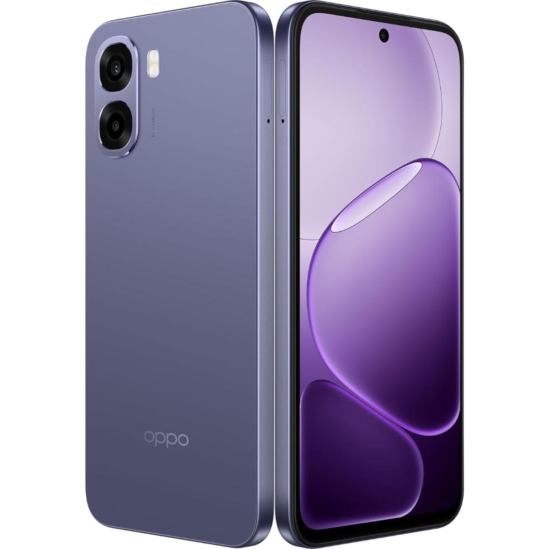 Oppo A6S 5G 17.15 Centimeter (6.75) Dual Rear Camera 50MP Wide Angle + 2MP Monochrome & 5 MP Front Camera 120Hz HD+ LCD Display MediaTek® Dimensity® 6300 Octa Core Processor Smartphones Mobile